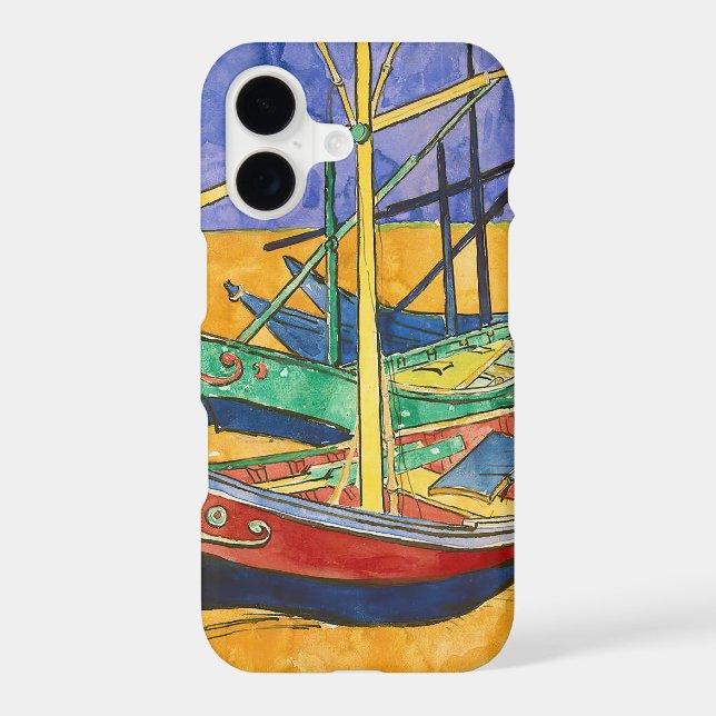 Vincent van Gogh - Fishing Boats on the Beach (Back)