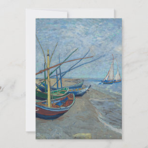 Vincent Van Gogh - Fishing Boats on the Beach