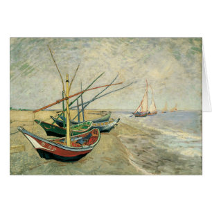 Vincent van Gogh - Fishing Boats on the Beach