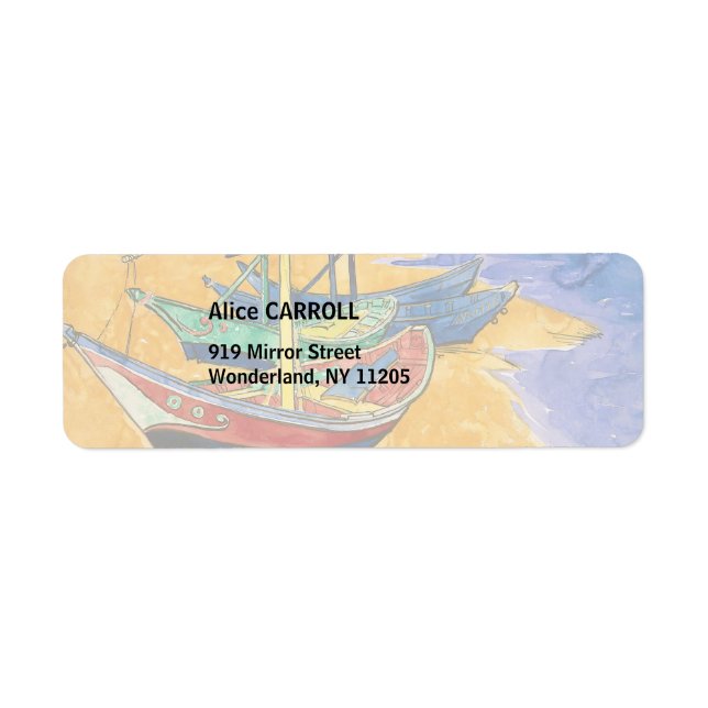 Vincent van Gogh - Fishing Boats on the Beach (Front)