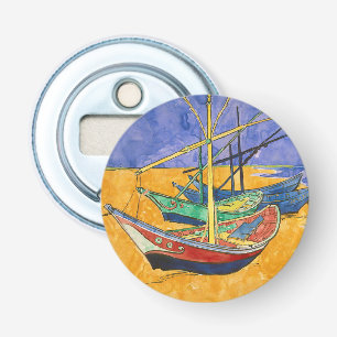 Vincent van Gogh - Fishing Boats on the Beach Bottle Opener