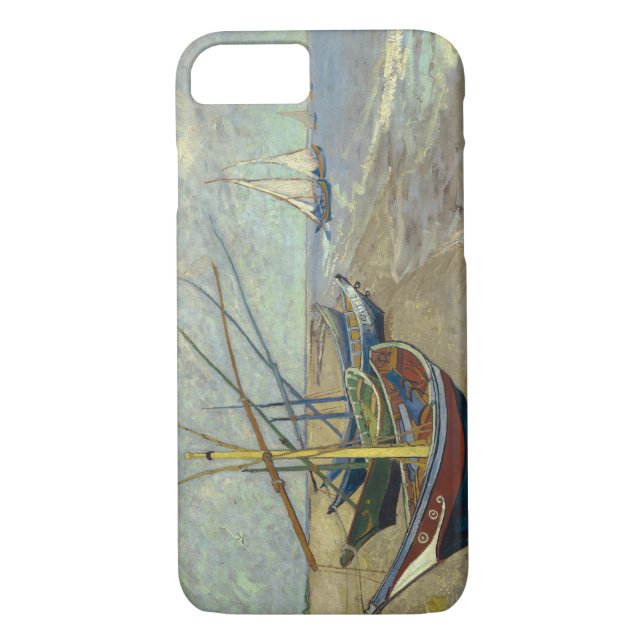 Vincent van Gogh - Fishing Boats on the Beach Case-Mate iPhone Case (Back)