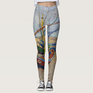 Vincent van Gogh - Fishing Boats on the Beach Leggings