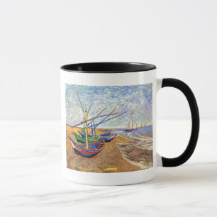 Vincent Van Gogh - Fishing Boats On The Beach Mug
