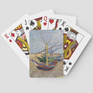 Vincent van Gogh - Fishing Boats on the Beach Playing Cards