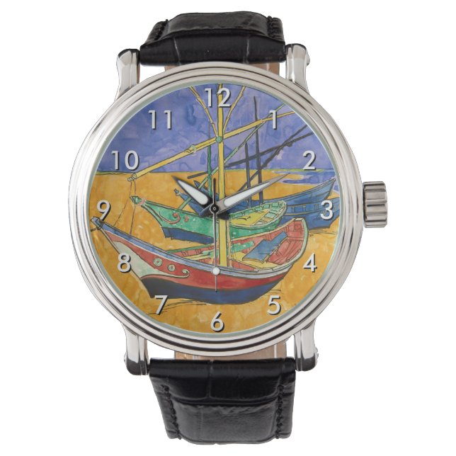 Vincent van Gogh - Fishing Boats on the Beach Watch (Front)