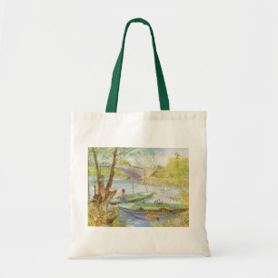 Vincent van Gogh Fishing in Spring, Pont de Clichy Tote Bag