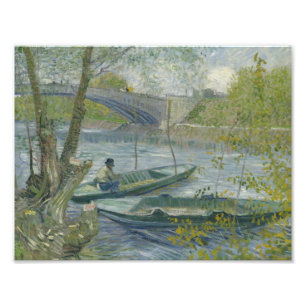 Vincent van Gogh - Fishing in Spring, the Pont de Photo Print