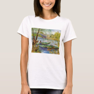 Vincent Van Gogh, Fishing in the Spring T-Shirt