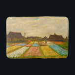 Vincent van Gogh Flower Beds in Holland Bath Mat<br><div class="desc">Step out of the shower onto a masterpiece! This bath mat features Vincent Van Gogh’s Flower Beds in Holland, alive with bold reds, golden yellows, lush greens, and calming blues in his expressive post-impressionist style. The vibrant floral scene instantly brightens any bathroom. Soft, absorbent, and functional, it blends everyday comfort...</div>