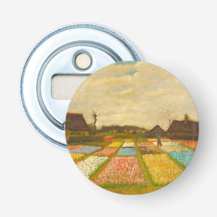 Vincent van Gogh Flower Beds in Holland Bottle Opener