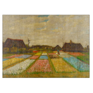 Vincent van Gogh Flower Beds in Holland Cutting Board