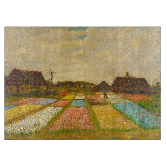 Vincent van Gogh Flower Beds in Holland Cutting Board (Front)