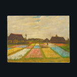 Vincent van Gogh Flower Beds in Holland Doormat<br><div class="desc">Welcome guests with a masterpiece at their feet! This doormat features Vincent Van Gogh’s Flower Beds in Holland, alive with vibrant reds, sunny yellows, fresh greens, and calming blues in his bold post-impressionist brushstrokes. The lively floral scene adds warmth, charm, and artistry to any entryway. Durable and practical, the mat...</div>