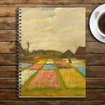 Vincent van Gogh Flower Beds in Holland Notebook<br><div class="desc">Write your thoughts inside a masterpiece! This notebook features Vincent Van Gogh’s Flower Beds in Holland, filled with bold reds, yellows, greens, and blues in his expressive post-impressionist brushstrokes. The lively garden scene turns every note, doodle, or journal entry into an artful experience. With its striking cover, this notebook adds...</div>