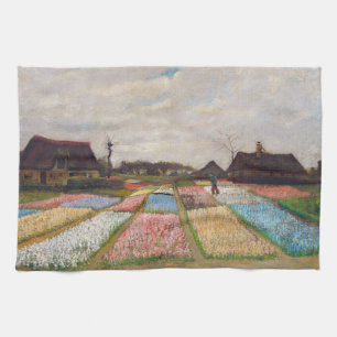 Vincent van Gogh - Flower Beds in Holland Tea Towel