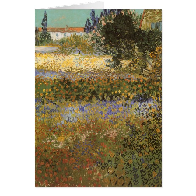 Vincent van Gogh - Flowering Garden (Front)
