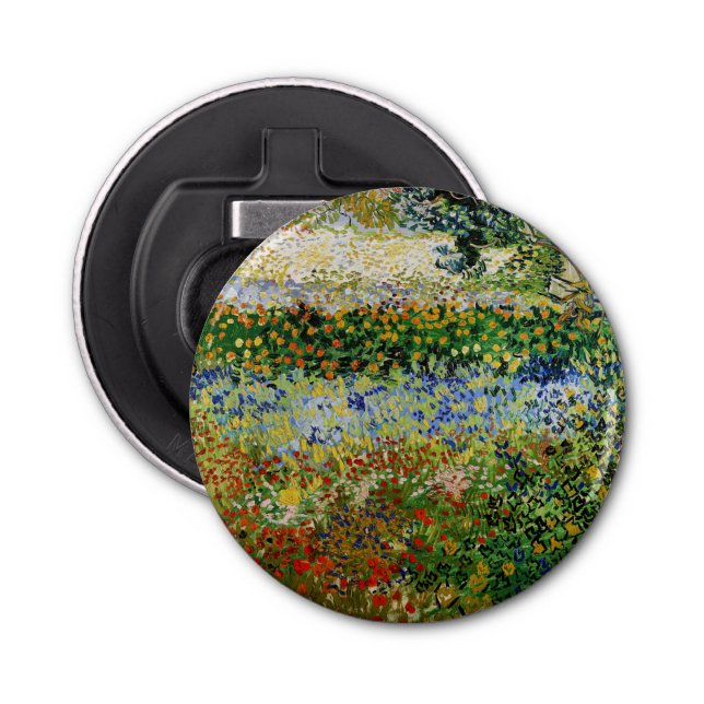 Vincent van Gogh - Flowering Garden Bottle Opener (Front)