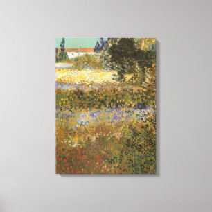 Vincent van Gogh - Flowering Garden Canvas Print