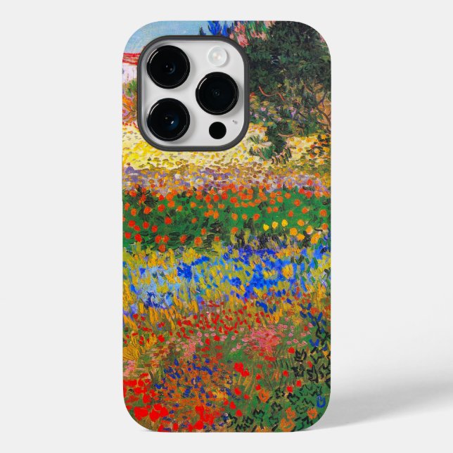 Vincent Van Gogh Flowering Garden Case-Mate iPhone Case (Back)