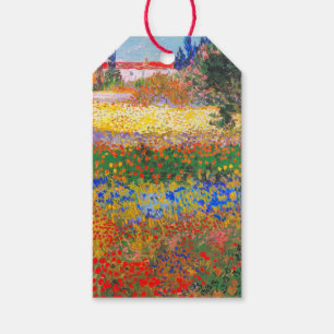 Vincent Van Gogh Flowering Garden Gift Tags