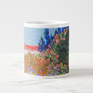 Vincent Van Gogh Flowering Garden Large Coffee Mug