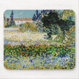 Vincent van Gogh - Flowering Garden Mouse Mat