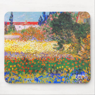 Vincent Van Gogh Flowering Garden Mouse Mat