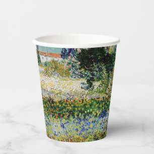 Vincent van Gogh - Flowering Garden Paper Cups