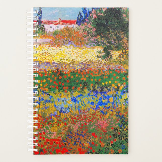 Vincent Van Gogh Flowering Garden Planner (Front)