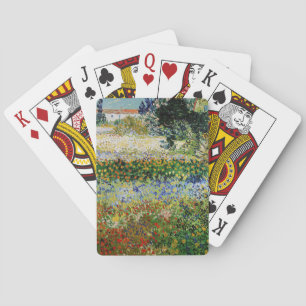 Vincent van Gogh - Flowering Garden Playing Cards