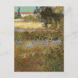 Vincent van Gogh - Flowering Garden Postcard