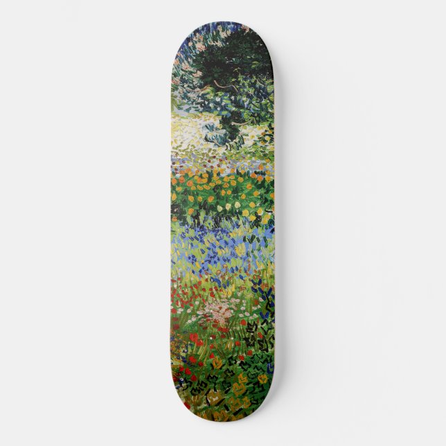 Vincent van Gogh - Flowering Garden Skateboard (Front)