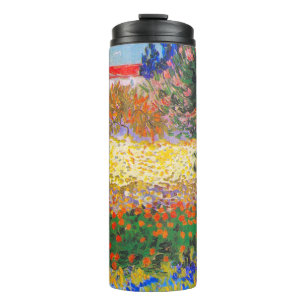 Vincent Van Gogh Flowering Garden Thermal Tumbler