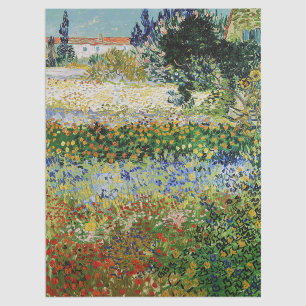 Vincent van Gogh - Flowering Garden Tissue Paper