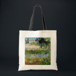 Vincent van Gogh - Flowering Garden Tote Bag<br><div class="desc">Flowering Garden - Vincent van Gogh,  Oil on Canvas,  1888,  Arles</div>