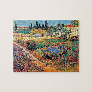 Vincent Van Gogh - Flowering Garden With Path Jigsaw Puzzle