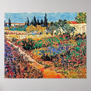 Vincent Van Gogh - Flowering Garden With Path Poster