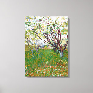 Vincent van Gogh Flowering Orchard Canvas Print