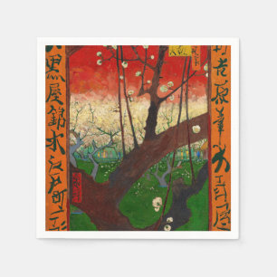 Vincent van Gogh - Flowering Plum Orchard Napkin