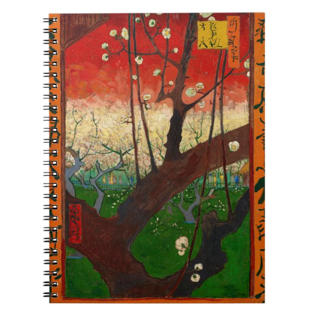 Vincent van Gogh - Flowering Plum Orchard Notebook (Front)