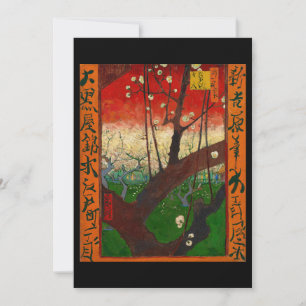 Vincent van Gogh - Flowering Plum Tree Invitation