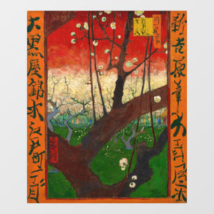 Vincent van Gogh - Flowering Plum Tree Window Cling