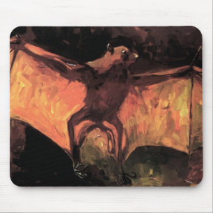 Vincent Van Gogh - Flying Fox - Halloween Fine Art Mouse Mat