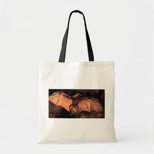 Vincent Van Gogh - Flying Fox - Halloween Fine Art Tote Bag (Front)