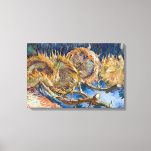 Vincent van Gogh - Four Cut Sunflowers Canvas Print