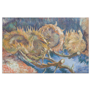 Vincent van Gogh - Four Cut Sunflowers Fabric