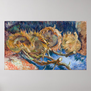 Vincent van Gogh - Four Cut Sunflowers Poster