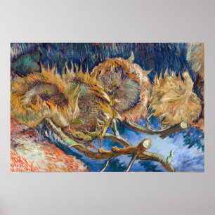 Vincent van Gogh - Four Cut Sunflowers Poster