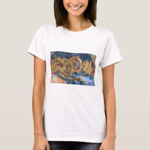 Vincent van Gogh - Four Cut Sunflowers T-Shirt